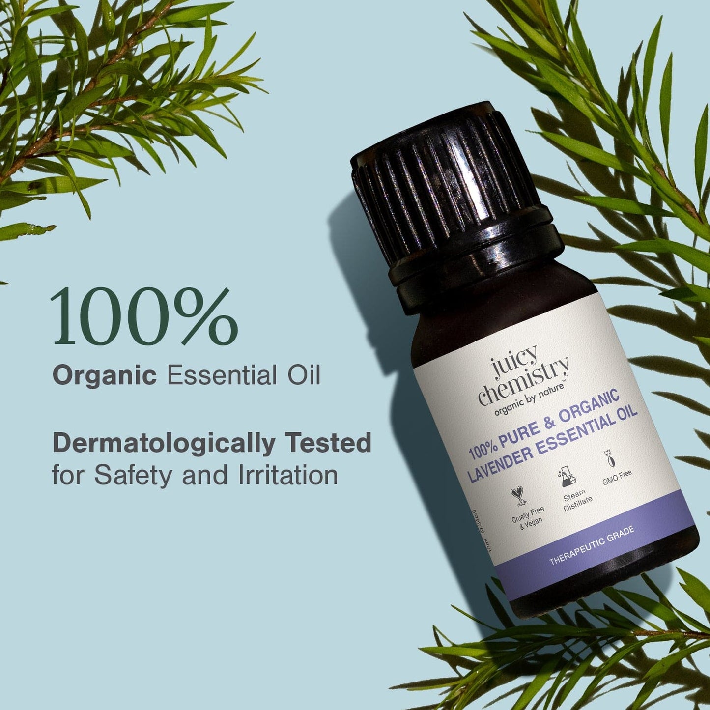 100% Pure & Organic Lavender Essential Oil