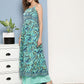 InWeave Women's Camelia Blue Pastel Print Strappy Kurta Set - Swadesiicart
