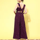Ahalyaa Printed Basic Jumpsuit with Ruffles | Swadesiicart