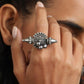 trueBrowns Silver Tone Ghungroo Ring | Swadesiicart