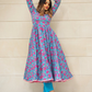 Pomcha Jaipur Chitra Hand Block Cotton Anarkali Set | Swadesiicart