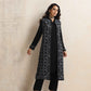 trueBrowns Black Kashmiri Woollen Jacket 3pc Set | Swadesiicart