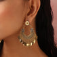 trueBrowns Brass Contemporary Tassel Earrings | Swadesiicart