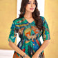 BulBul Kalki Green Chanderi Co-Ord Set - Swadesiicart