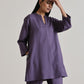trueBrowns Plum Purple Relaxed Fit Co-Ord Set - Swadesiicart
