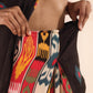 trueBrowns Cola Muslin Ikat Saree | Swadesiicart