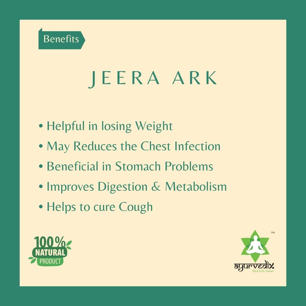Ayurvedix Jeera Ark - Swadesiicart
