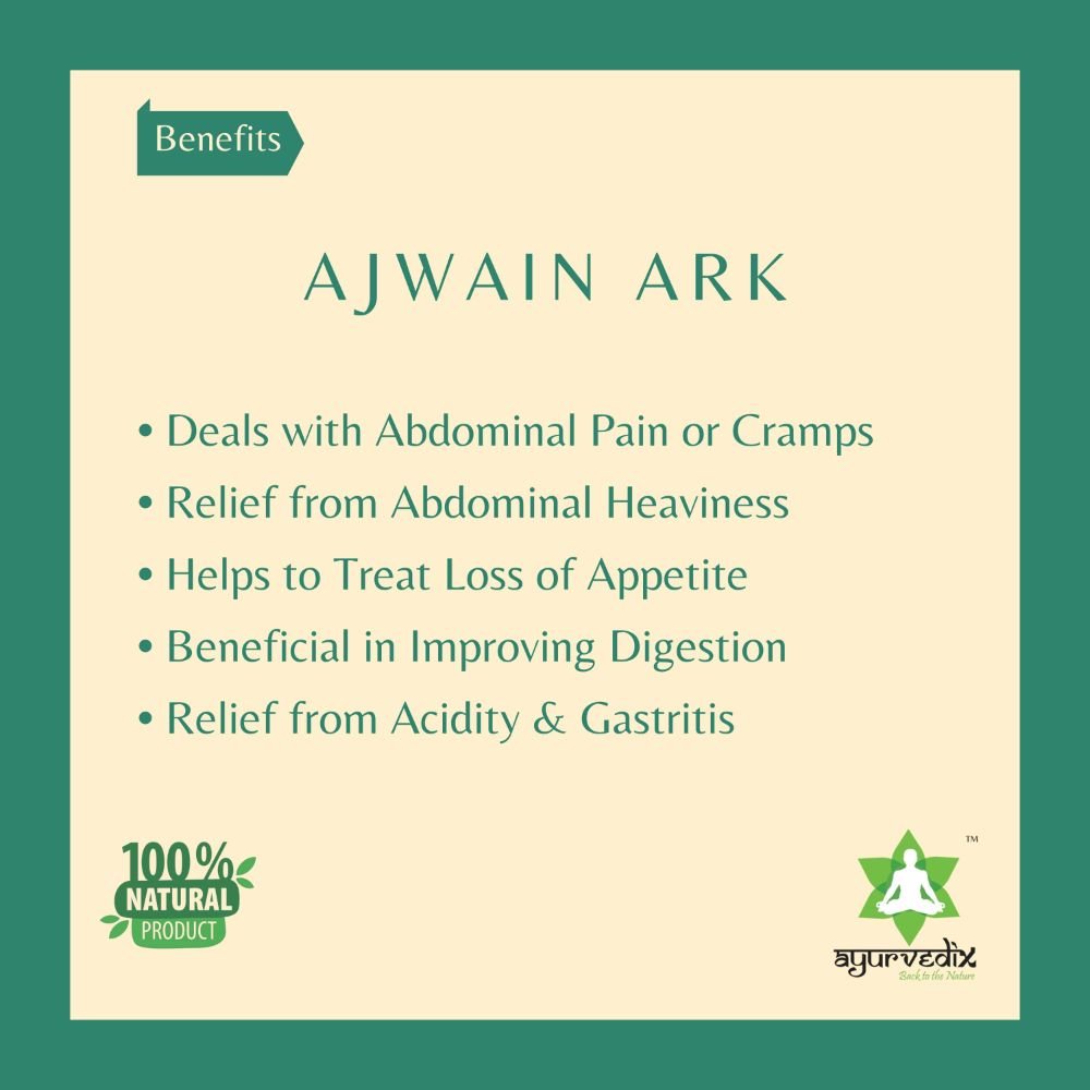 Ayurvedix Ajwain Ark - Swadesiicart