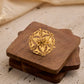 trueBrowns Gold-Polished Circle Ring | Swadesiicart