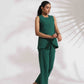 trueBrowns Green Cotton Co-ord Set - Swadesiicart