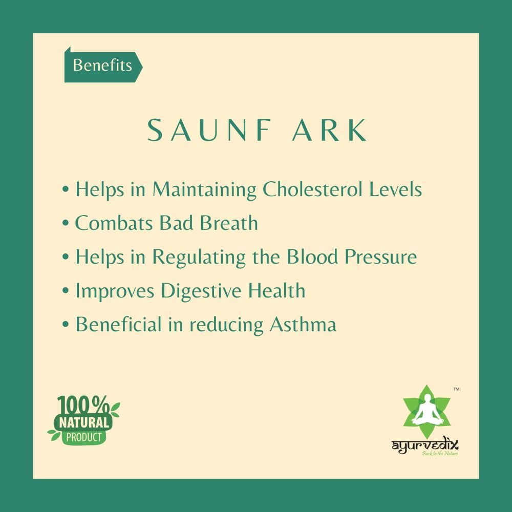 Ayurvedix Saunf Ark - Swadesiicart