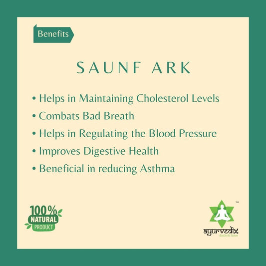 Ayurvedix Saunf Ark - Swadesiicart
