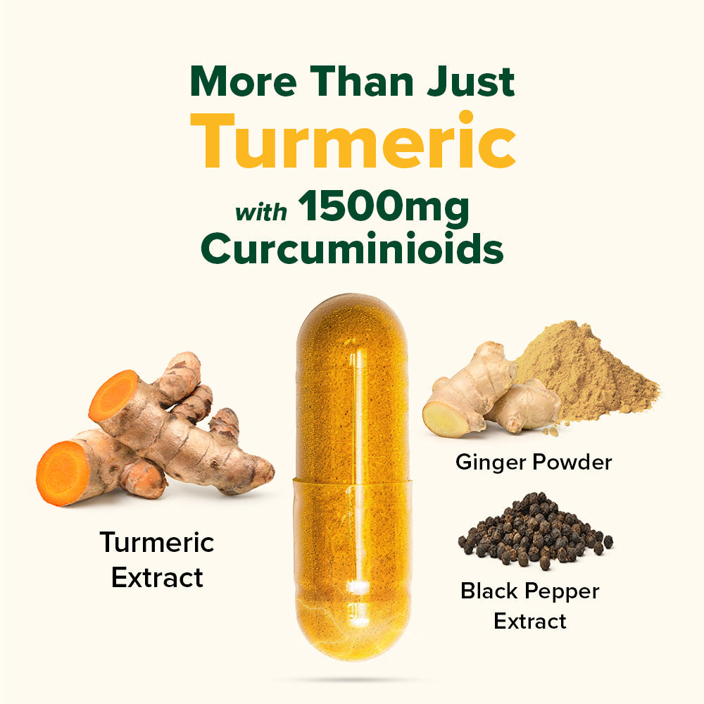 Turmeric Ginger with 1500mg Curcuminoids