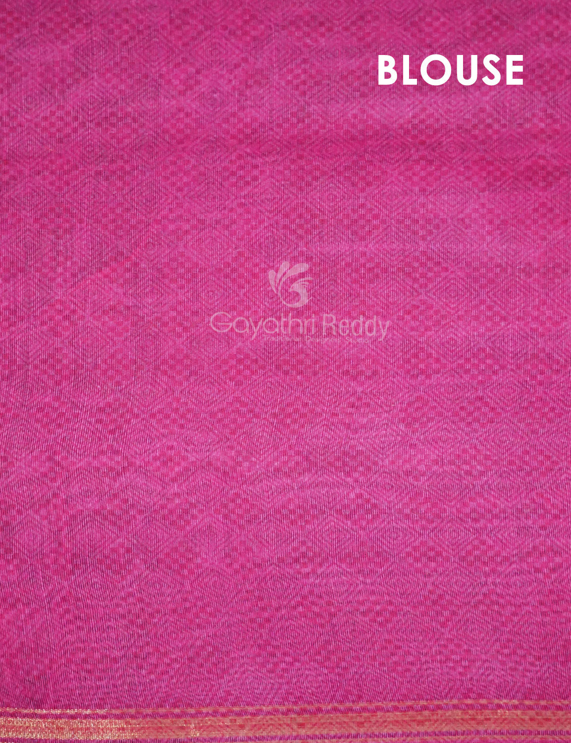 Shades of Cream And Pink Colour Blouse Patola Design Semi Chanderi Saree By Gayathri Reddy Designer Studio | Swadesiicart