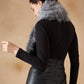 InWeave Women's Light Grey Faux Fur Neck Warmer - Swadesiicart