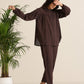 trueBrowns Cola Cotton Shirt Co-ord Set - Swadesiicart