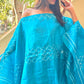 Noroke True Blue Silk Beachwear Cover Up | Swadesiicart