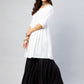 InWeave Women's Cream Short Anarkali Kurta - Swadesiicart