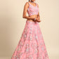 House of Panchhi PINK Net Sequins with heavy Zarkan embroidery Lehenga choli & Dupatta | Swadesiicart