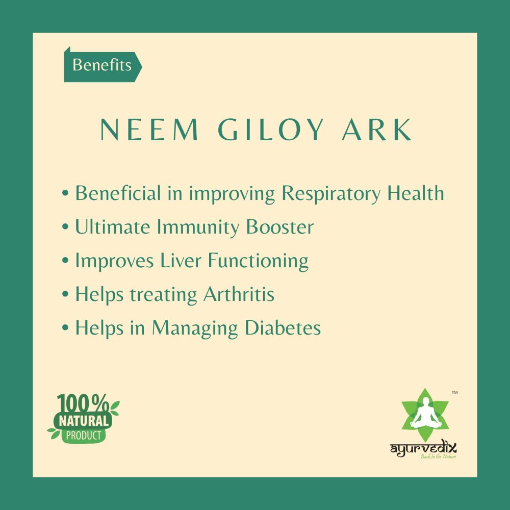 Ayurvedix Neem Giloy Ark - Swadesiicart