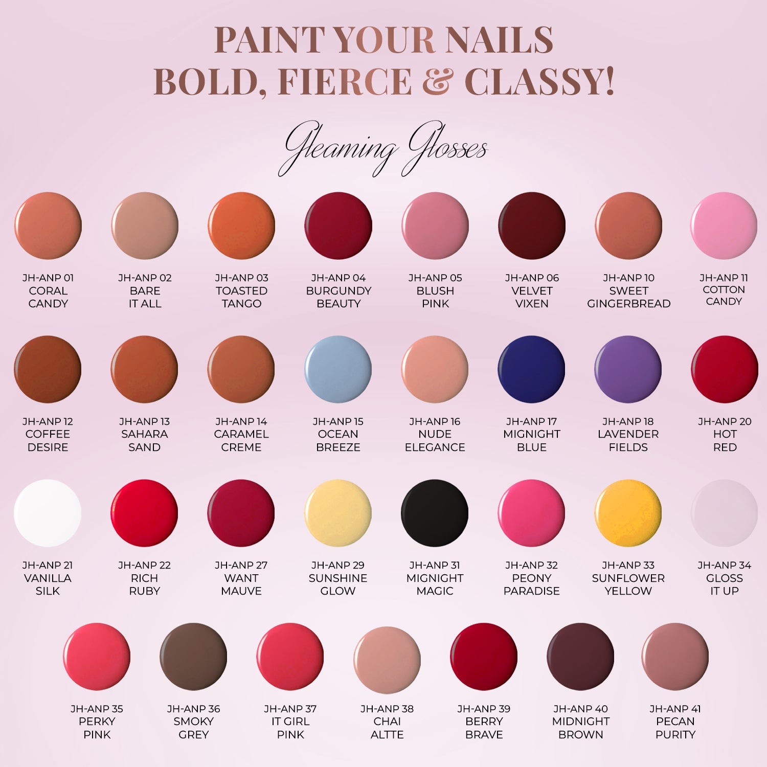 Champagne Pop: Nail Paints | 12-Free Formula