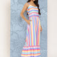 Ahalyaa Striped Crepe Maxi Ethnic Dress | Swadesiicart
