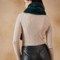 InWeave Women's Dark Teal Faux Fur Neck Warmer - Swadesiicart