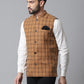 Even Apparels Men's Beige Nehru Jacket With Welt Pockets | Swadesiicart