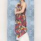 InWeave Women's Navy Bird Japanese Art Oneshoulder Top - Swadesiicart