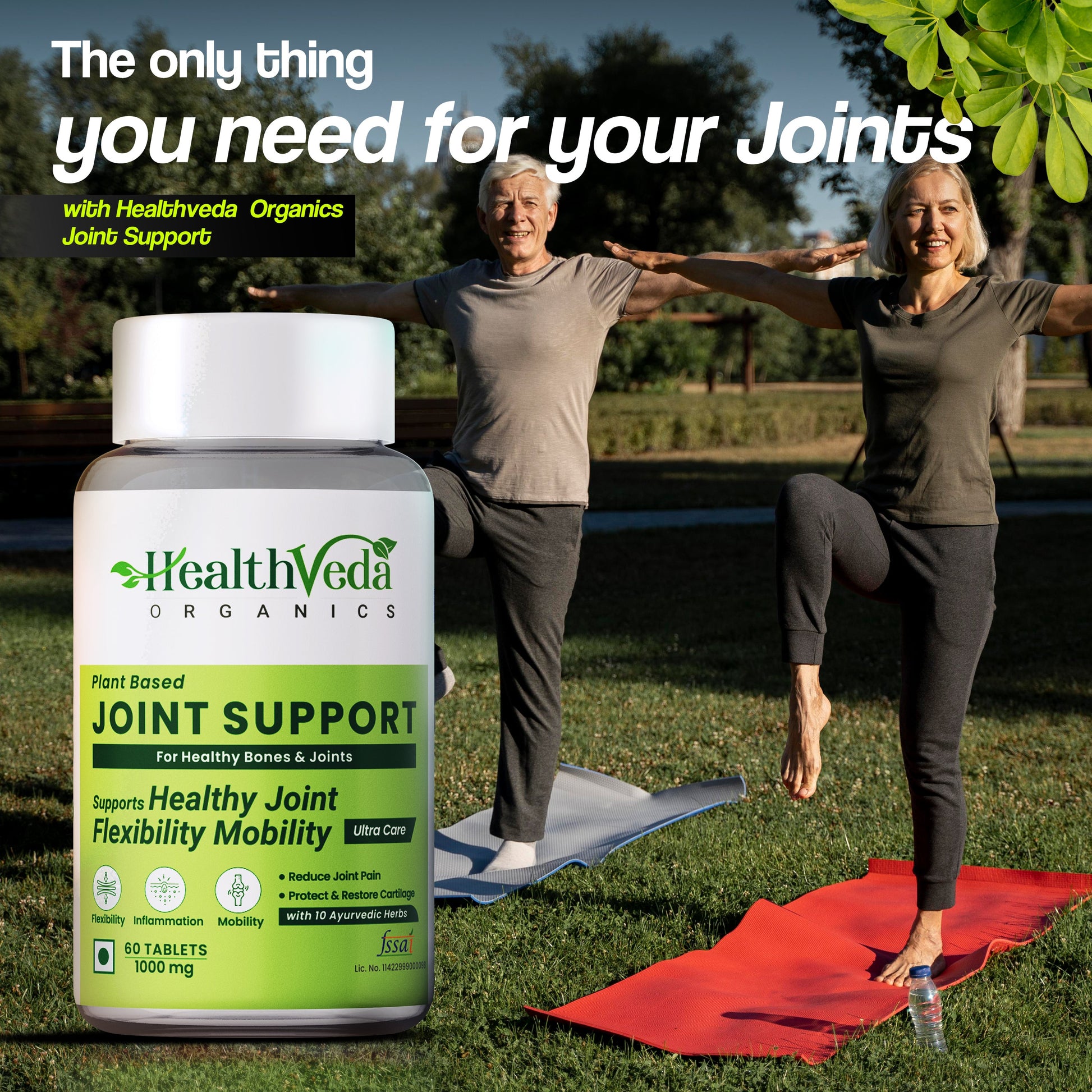 Health Veda Organics Plant Based Joint Support Tablets - Swadesiicart