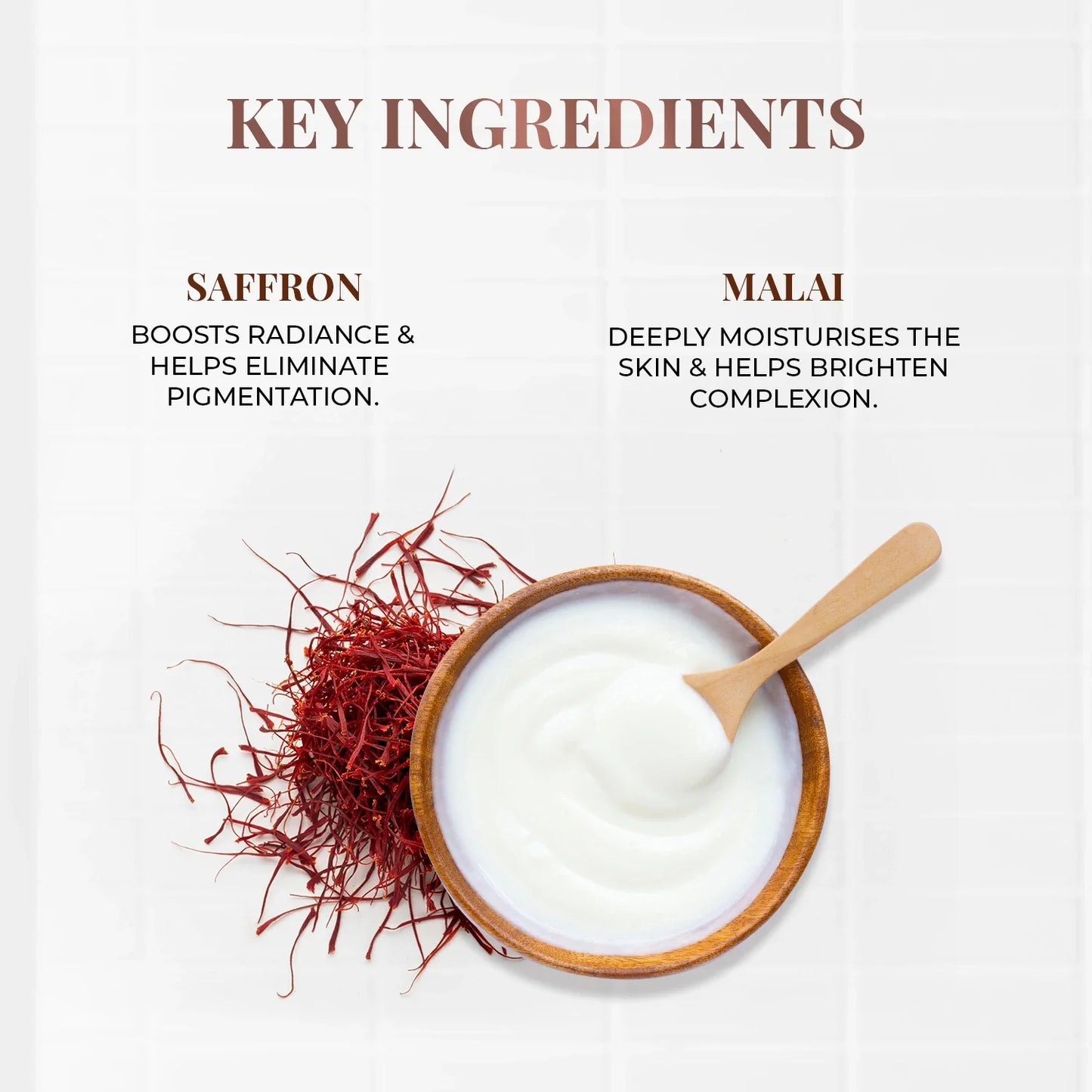 Hydrating Bathing Bar with Saffron and Malai