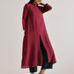 trueBrowns Maroon Placket Kurta Pant Set | Swadesiicart
