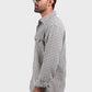 Xkind White Textured Checks Overshirt/ Shirt | Swadesiicart