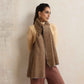 trueBrowns Brown Check Woollen Stole | Swadesiicart