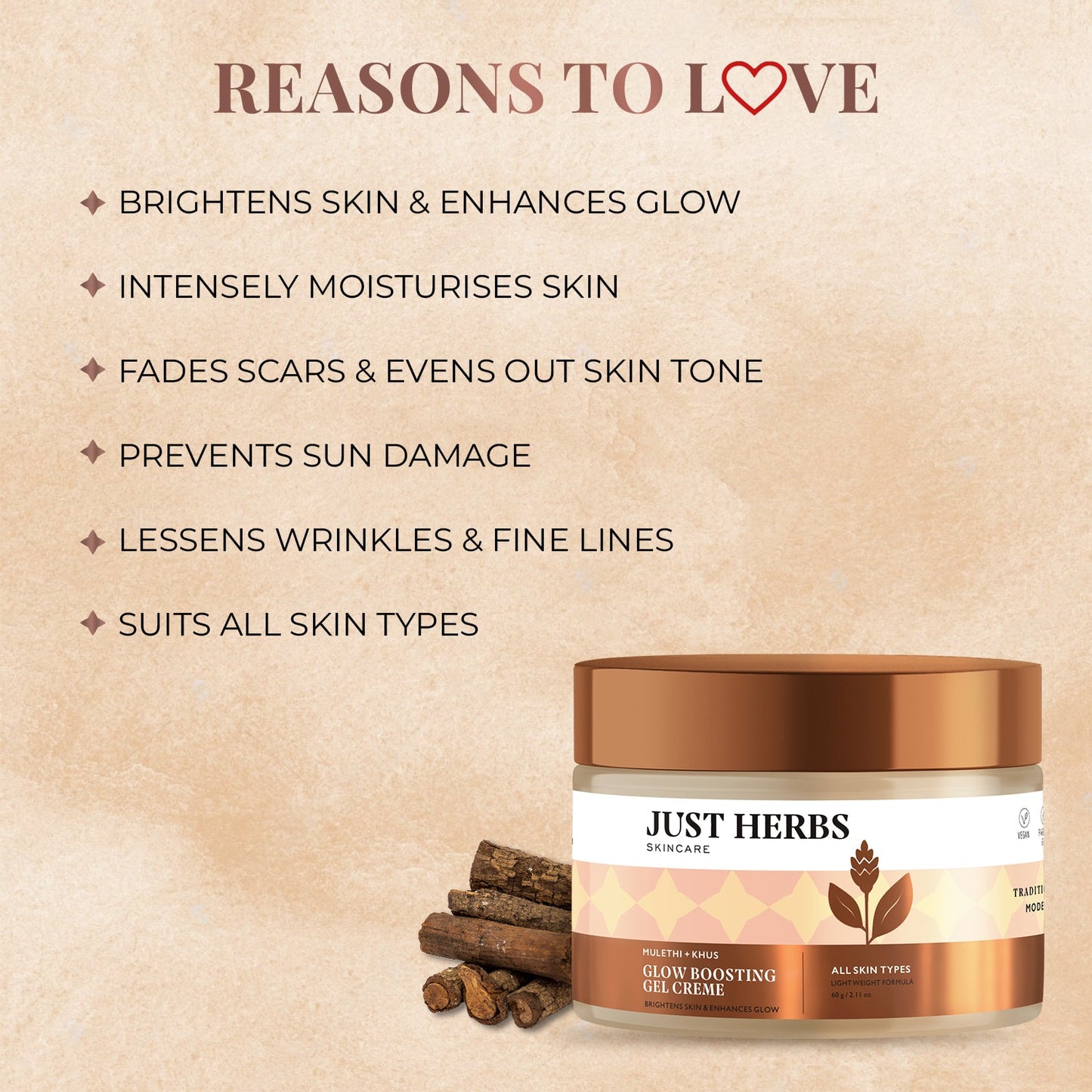Glow Boosting Gel Creme with Mulethi and Khus / Fair'e