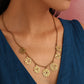 trueBrowns Brass Dangle Necklace | Swadesiicart