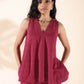 trueBrowns Carrot Cotton Dobby Sleeveless Co-ord Set - Swadesiicart