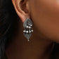 trueBrowns Silver Tone Leaf Stud Earrings - Swadesiicart