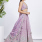 House of Panchhi Lavender Georgette Sequins And Thread Embroidery Lehenga Choli & Dupatta | Swadesiicart