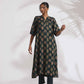 trueBrowns Green Foil Print Cotton Kurta Set | Swadesiicart