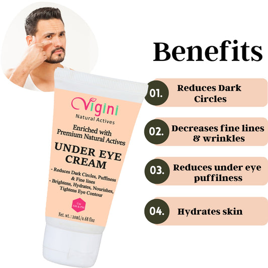 Vigini Under Eye Cream For Dark Circle - Swadesiicart