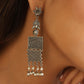 trueBrowns Silver Peacock Earrings | Swadesiicart