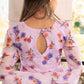 Pomcha Jaipur Lavender Gangaur Printed Organza Anarkali | Swadesiicart