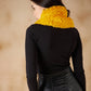 InWeave Women's Yellow Faux Fur Neck Warmer - Swadesiicart