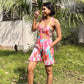 Noroke Modal satin Marble Print Co-Ord Set Women - Swadesiicart