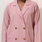 trueBrowns Pink Cotton Linen Co-Ord Set - Swadesiicart