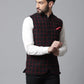 Even Apparels Men's Brown Nehru Jacket With Welt Pockets | Swadesiicart