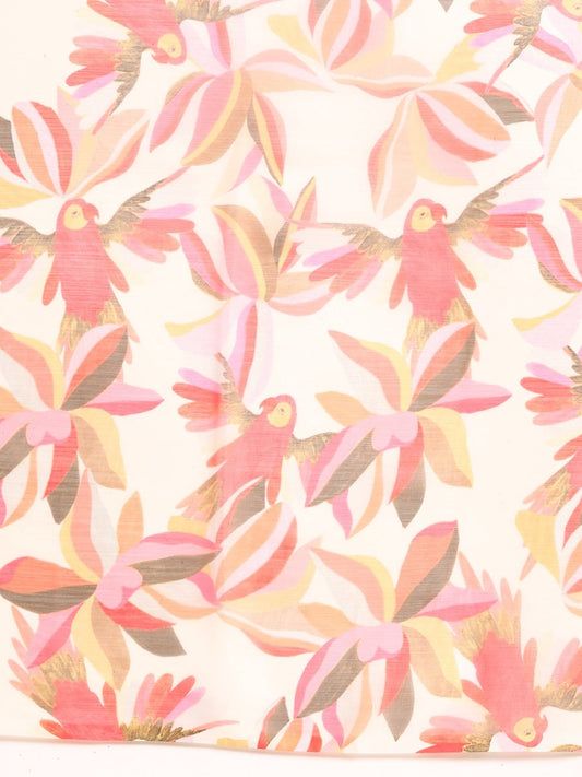Ahalyaa Floral Poly Chiffon Saree | Swadesiicart