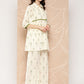 Ahalyaa Printed Cotton Tunic with Palazzos | Swadesiicart