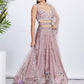 House of Panchhi Lavender Georgette Sequins And Thread Embroidery Lehenga Choli & Dupatta | Swadesiicart